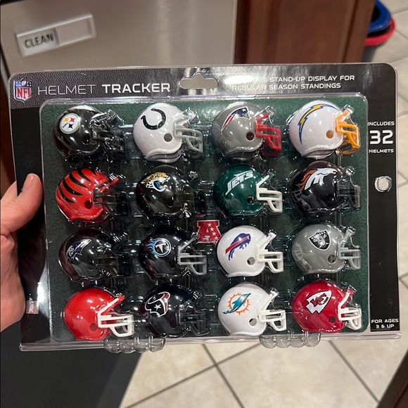 NFL Helmet Tracker Set - 32 Team Mini Helmets - Picture 3 of 4